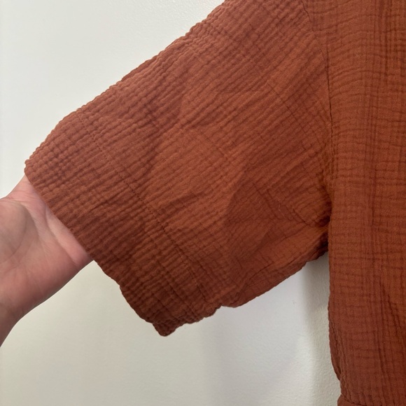 Z Supply Zephyr Cotton Gauze Romper - Picture 4 of 9